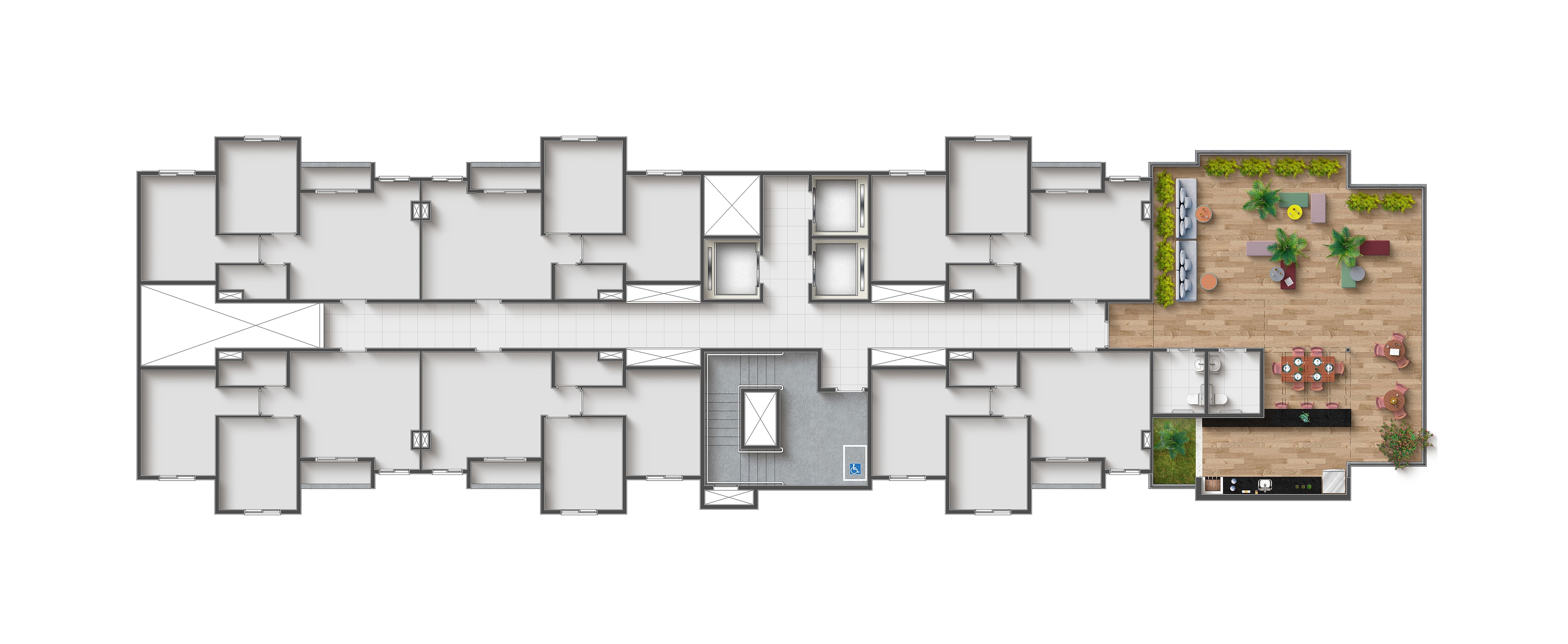 Implantação do rooftop